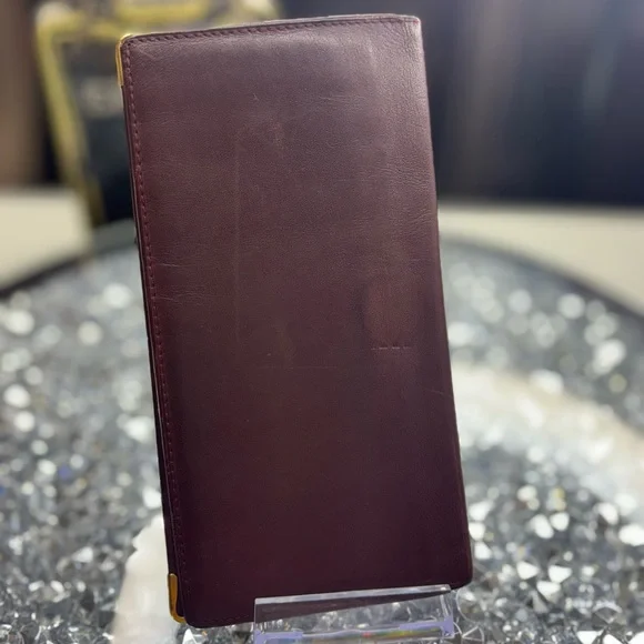 Cartier vintage Must de Cartier bifold wallet in burgundy EUC - Picture 6 of 12